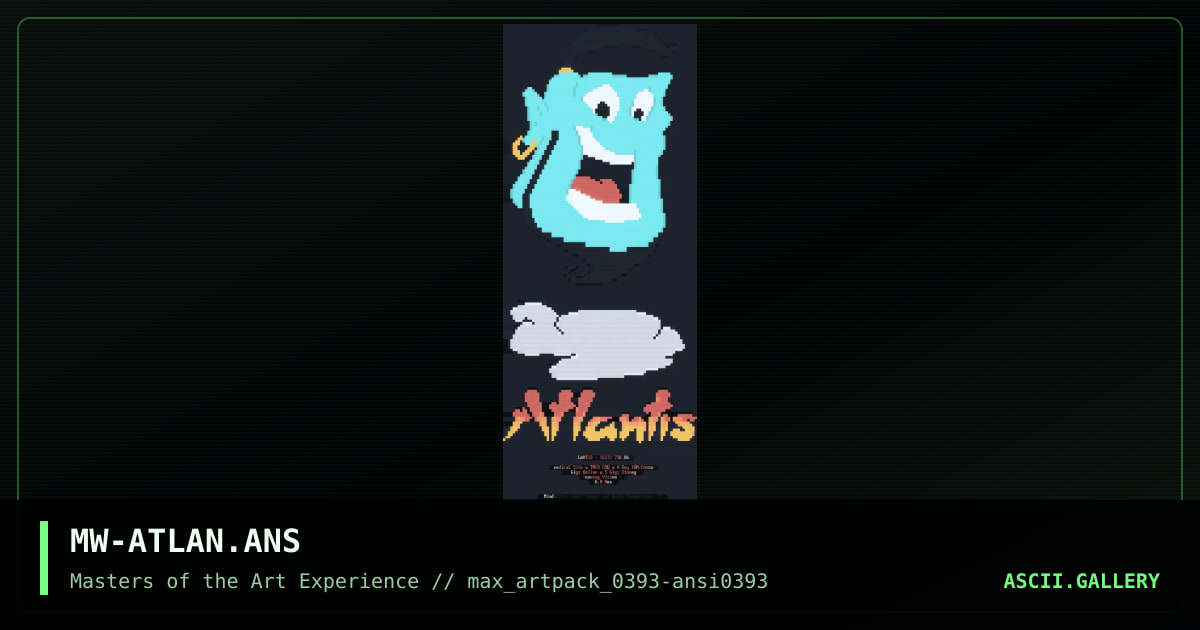 MW-ATLAN.ANS, by mindwalker, 1993