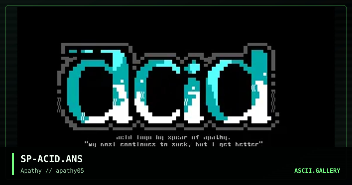 Acid, by spear, 1995