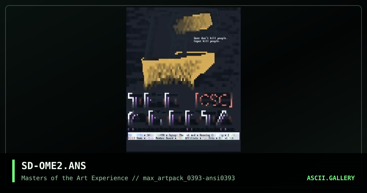 SD-OME2.ANS, by snow dog, 1993