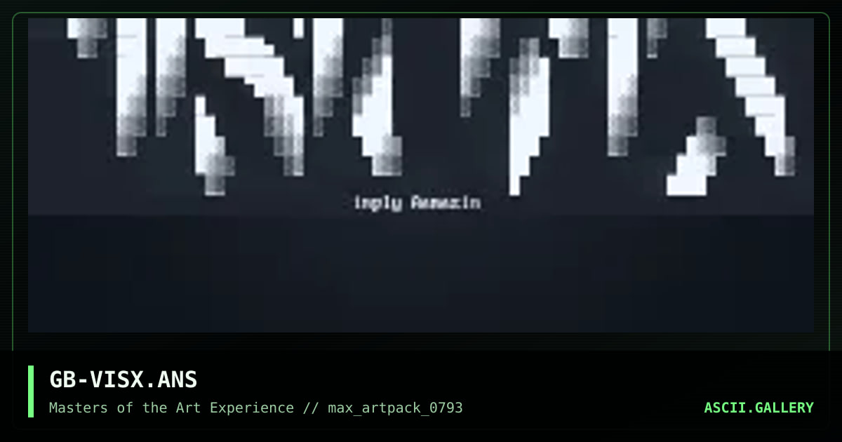 GB-VISX.ANS, by gothicized beast, 1993