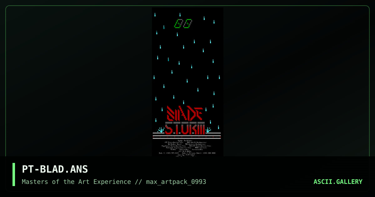 PT-BLAD.ANS, by pitt, 1993
