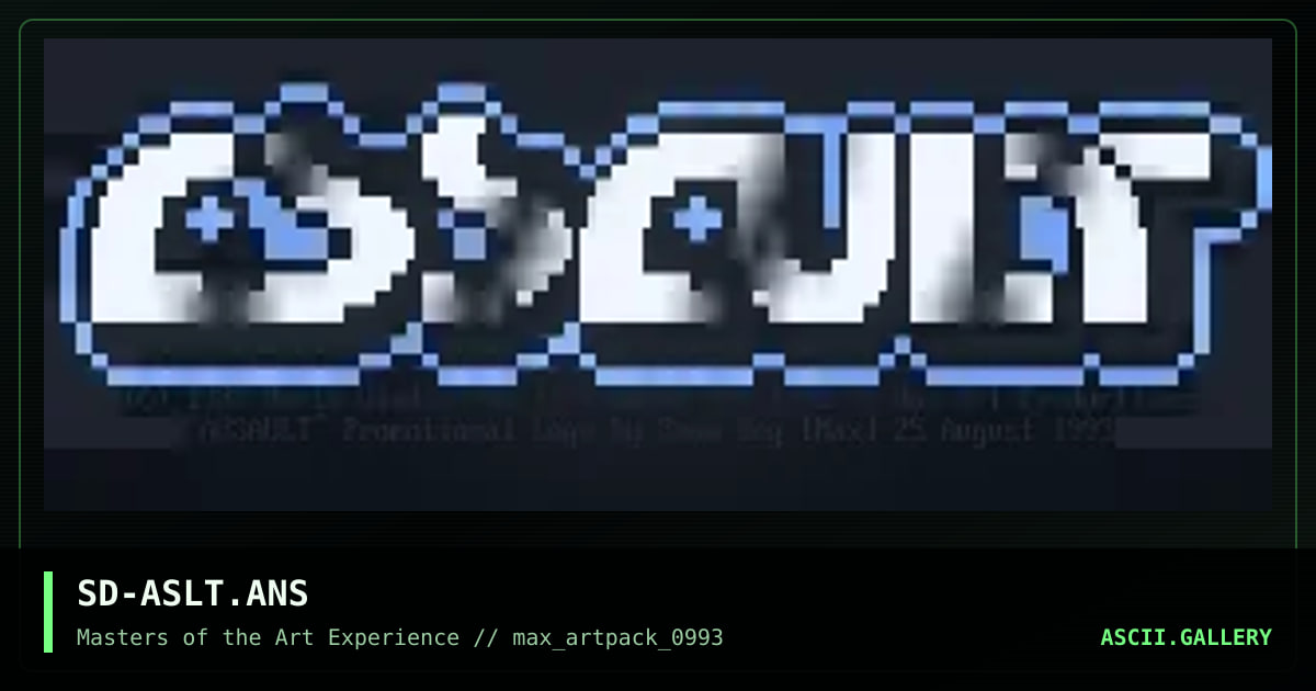 SD-ASLT.ANS, by snow dog, 1993