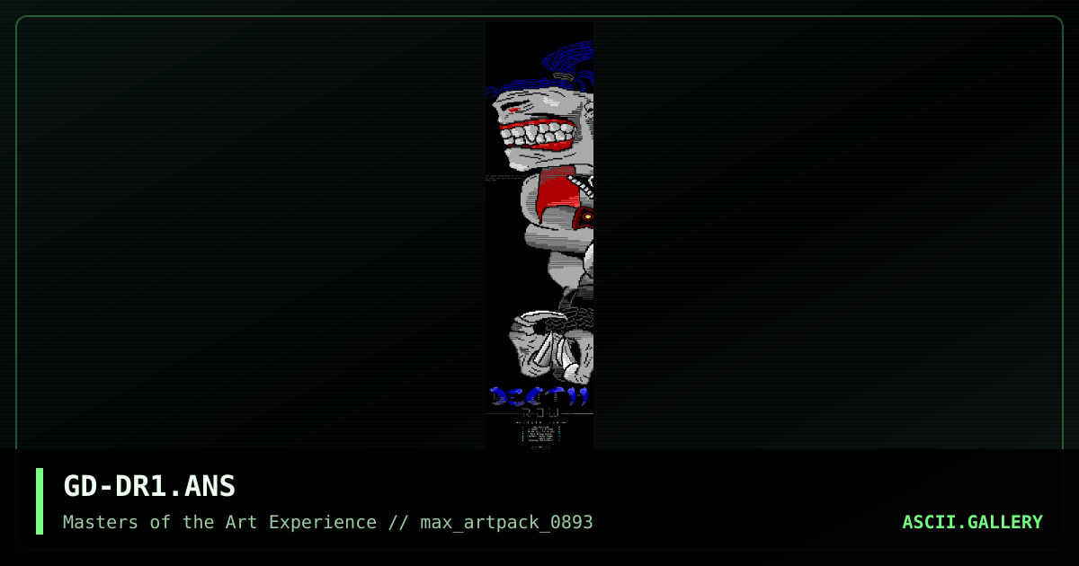 GD-DR1.ANS, by glenn danzig, 1993