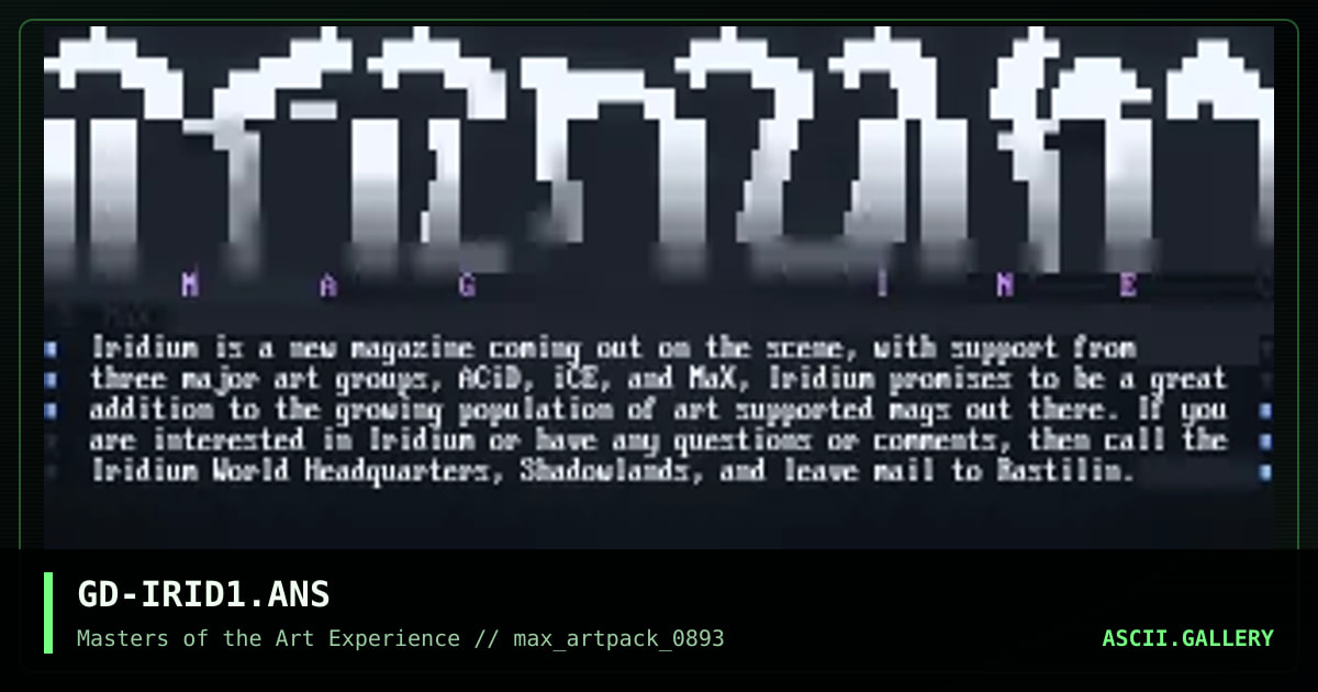 GD-IRID1.ANS, by glenn danzig, 1993