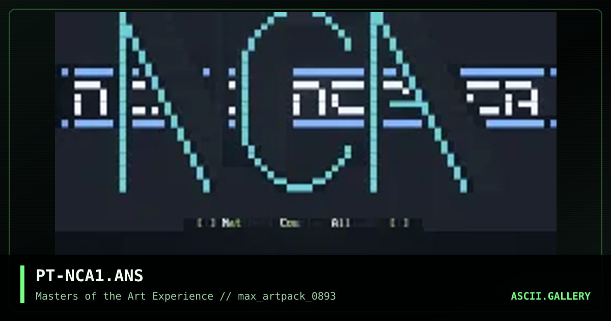 PT-NCA1.ANS, by pitt, 1993