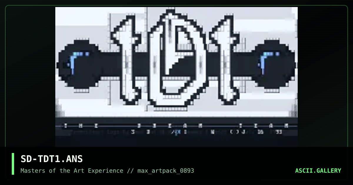 SD-TDT1.ANS, by snow dog, 1993