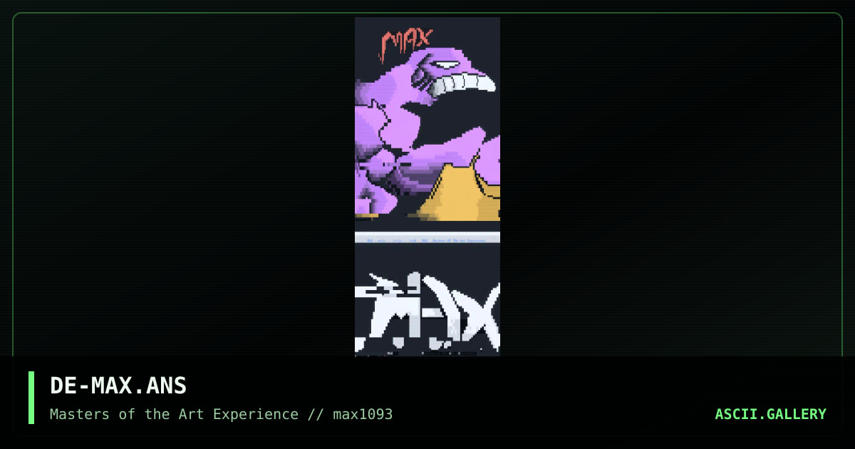 DE-MAX.ANS, by deathloc, 1993