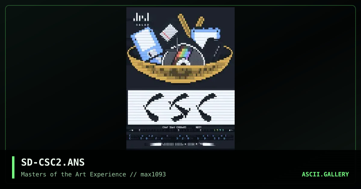 SD-CSC2.ANS, by snow dog, 1993