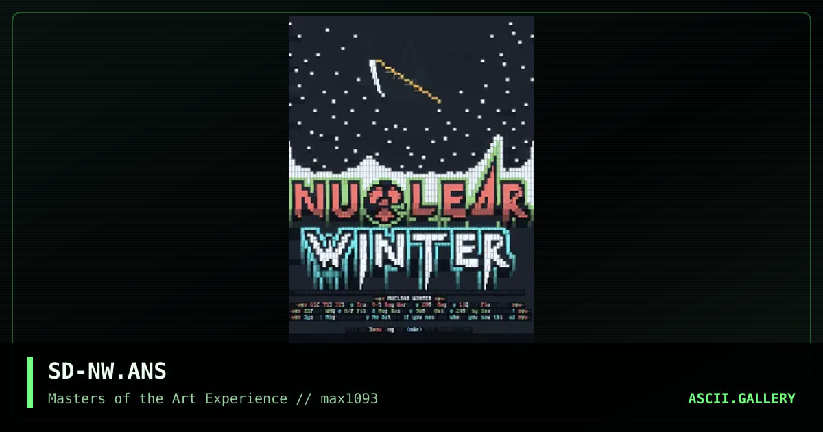 SD-NW.ANS, by snow dog, 1993