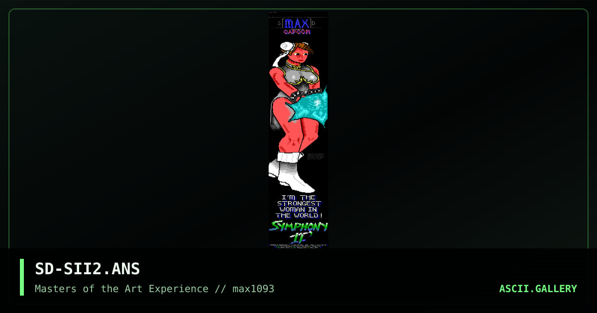SD-SII2.ANS, by snow dog, 1993