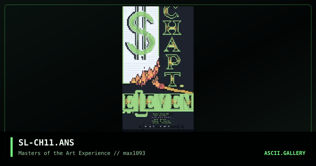SL-CH11.ANS, by slinger, 1993