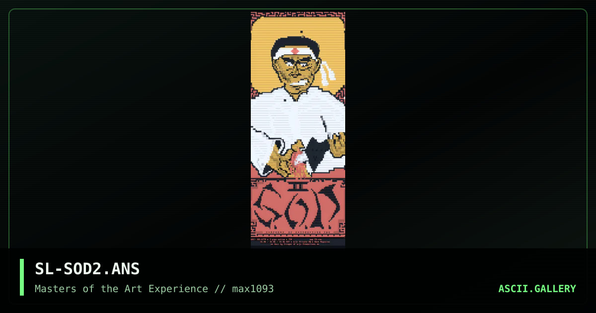 SL-SOD2.ANS, by slinger, 1993