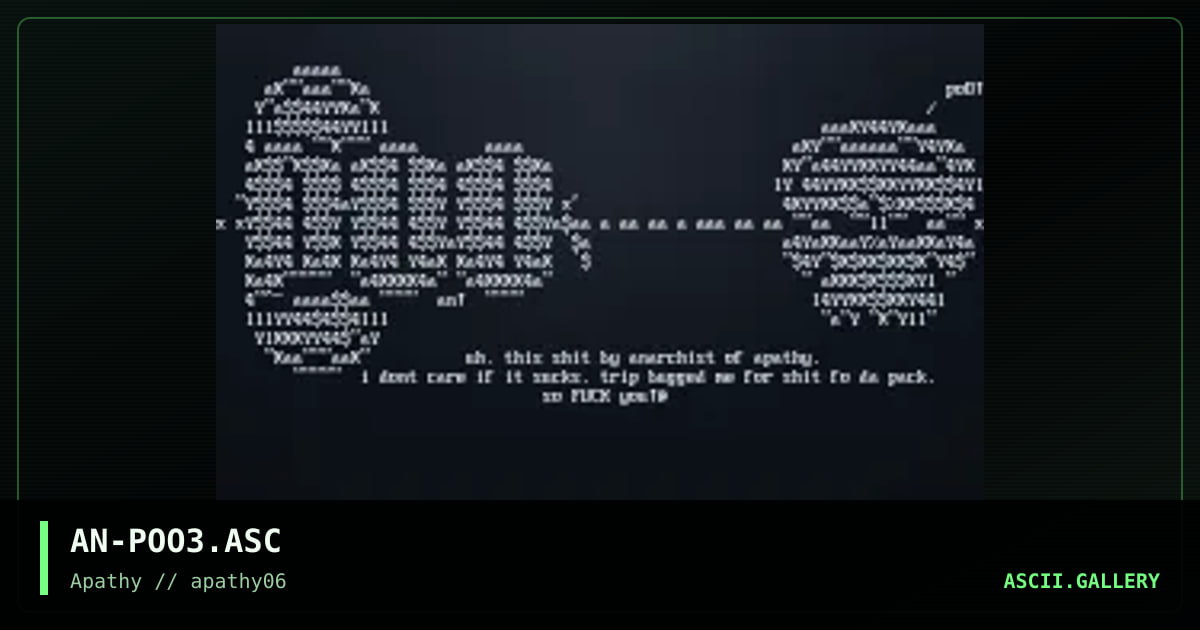 Poo, by anarchist, 1996