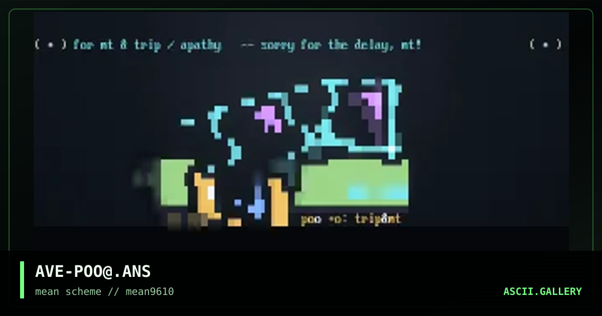 pOO!@?#%:: :, by avenger, 1996