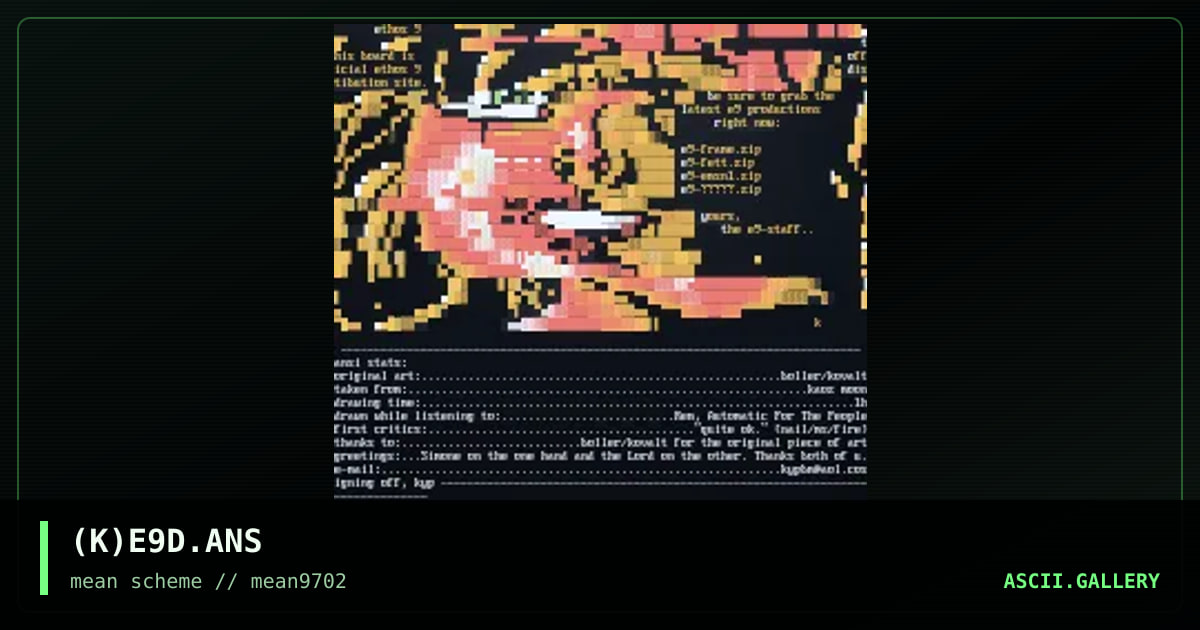 ethos9, by kyp, 1997