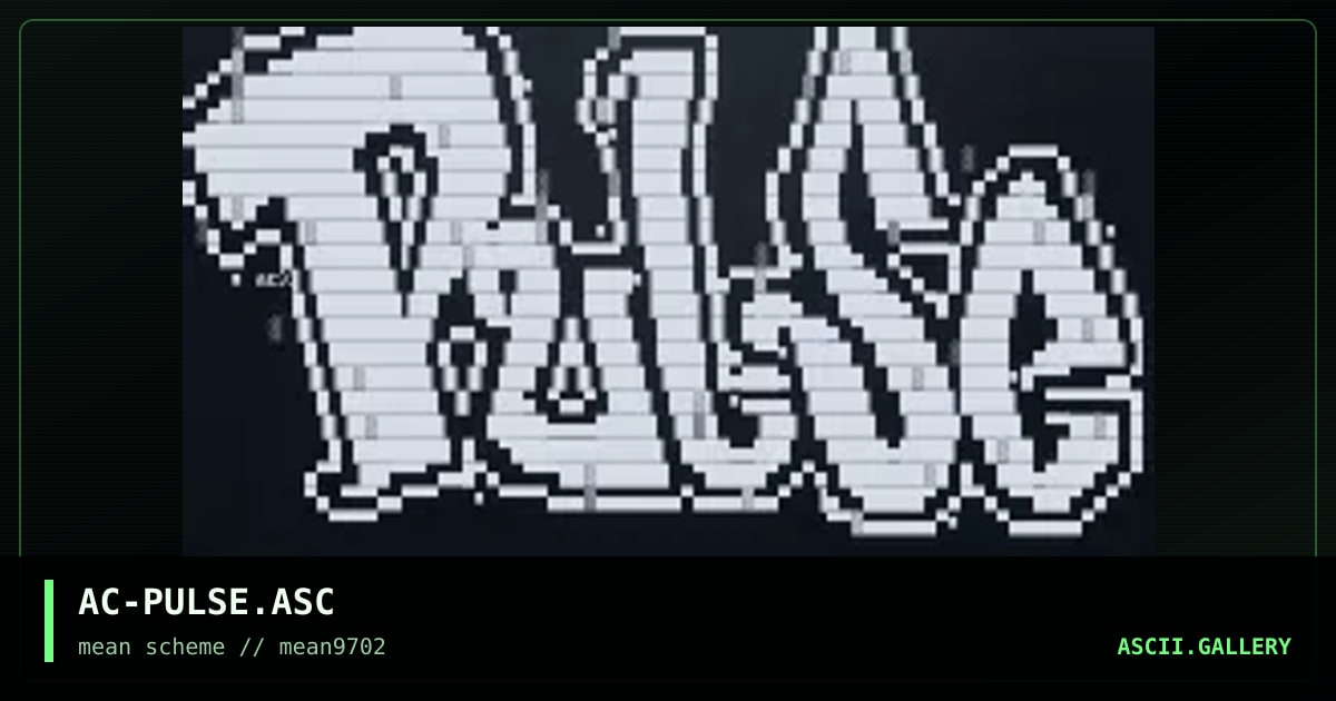 pulse, by acryl, 1997