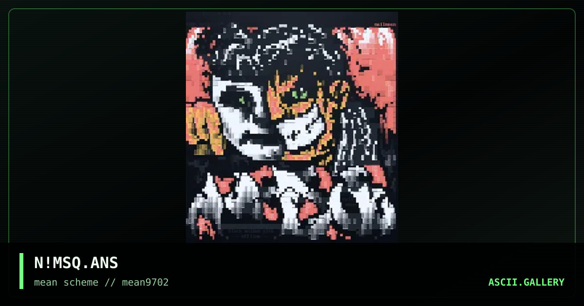 masquerade, by nail, 1997