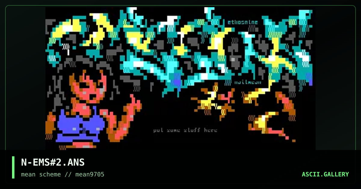 emissions #2, by nail, 1997