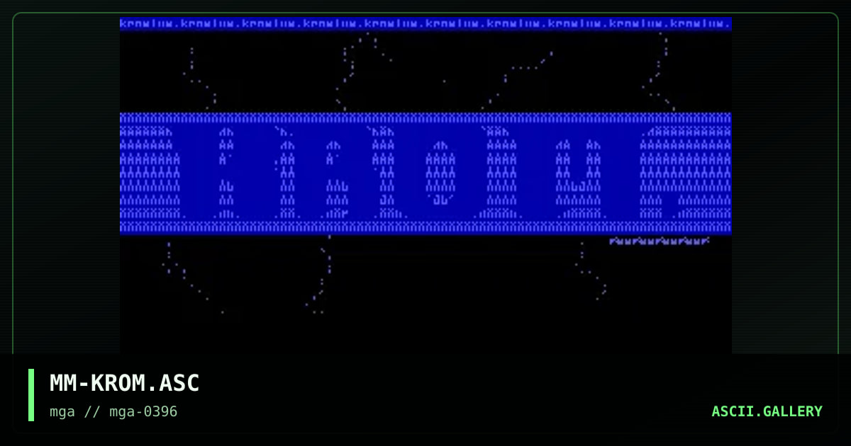 kromium, by master mind, 1996