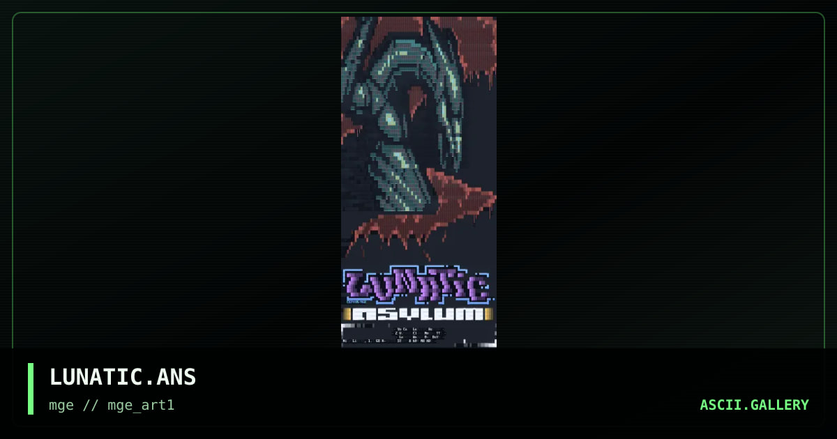 LUNATIC.ANS, by cephyr, 1994