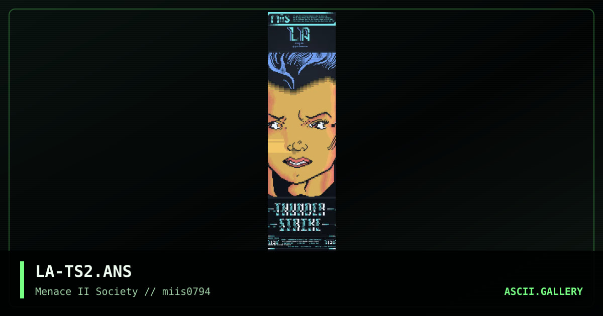 Thunder Strike, by lord ash, 1994