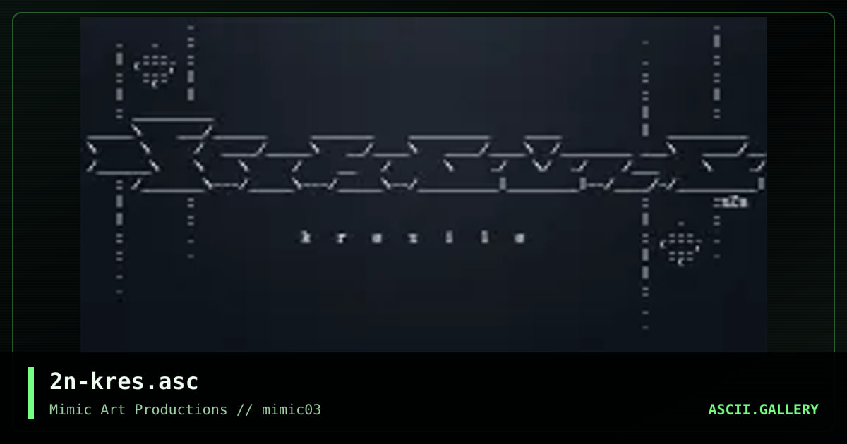 2n-kres.asc, by serial toon, 1998