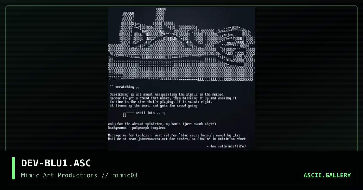 DEV-BLU1.ASC, by deviant, 1998