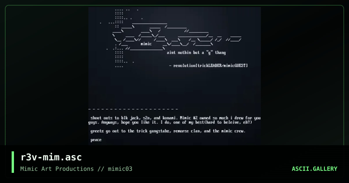 r3v-mim.asc, by revolution, 1998