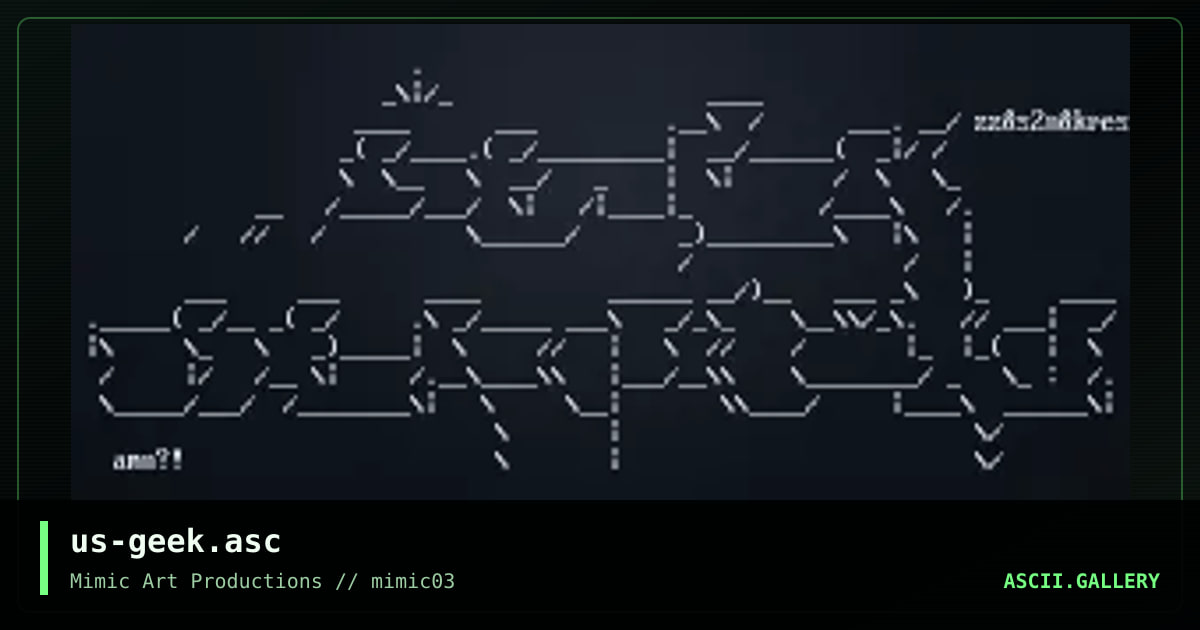 us-geek.asc, by craig kayozz, kresile, 1998