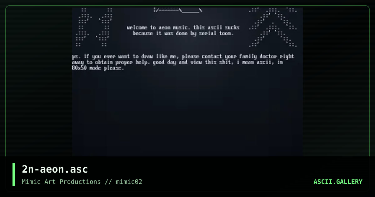 2n-aeon.asc, by serial toon, 1998