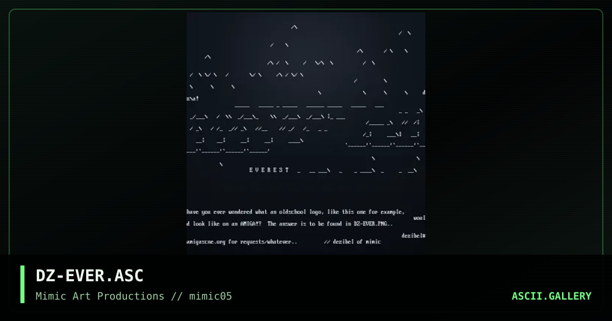 DZ-EVER.ASC, by dezibel, 1998