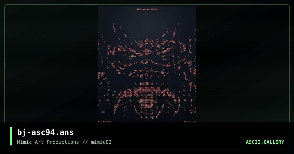bj-asc94.ans, by black jack, 1998