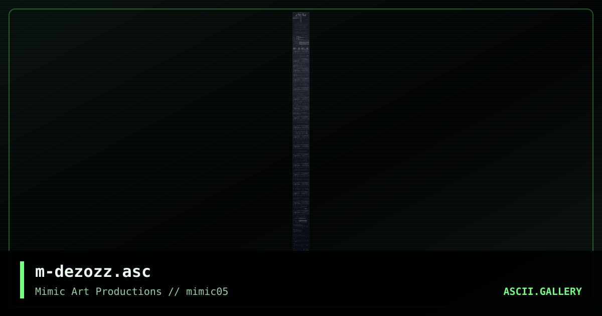 Criminals In Action (EDIT.COM), by dezibel, kayozz, 1998