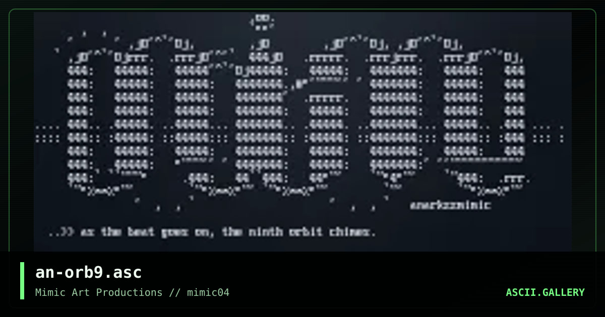 orbittheninth., by anarchist, 1998