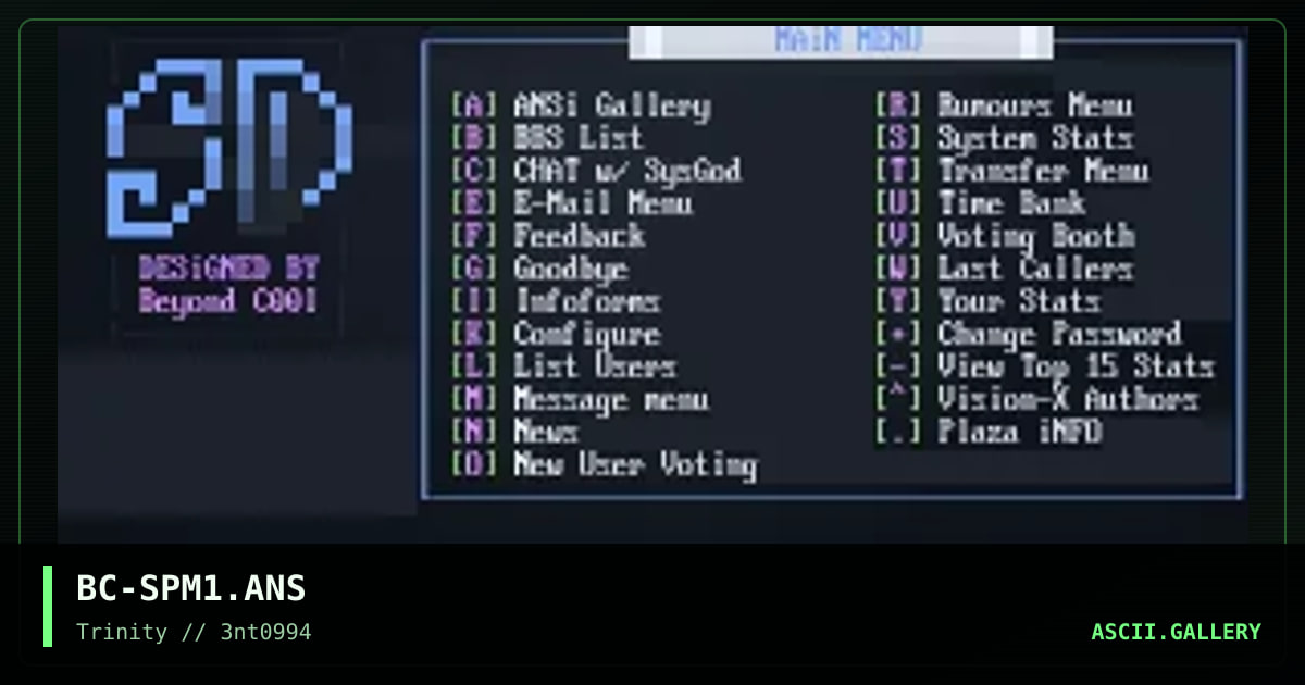 BC-SPM1.ANS, by beyond cool, 1994