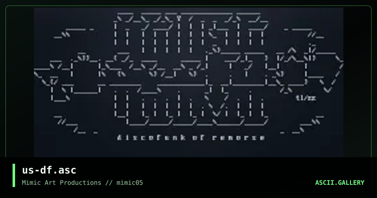 us-df.asc, by kayozz, 1998