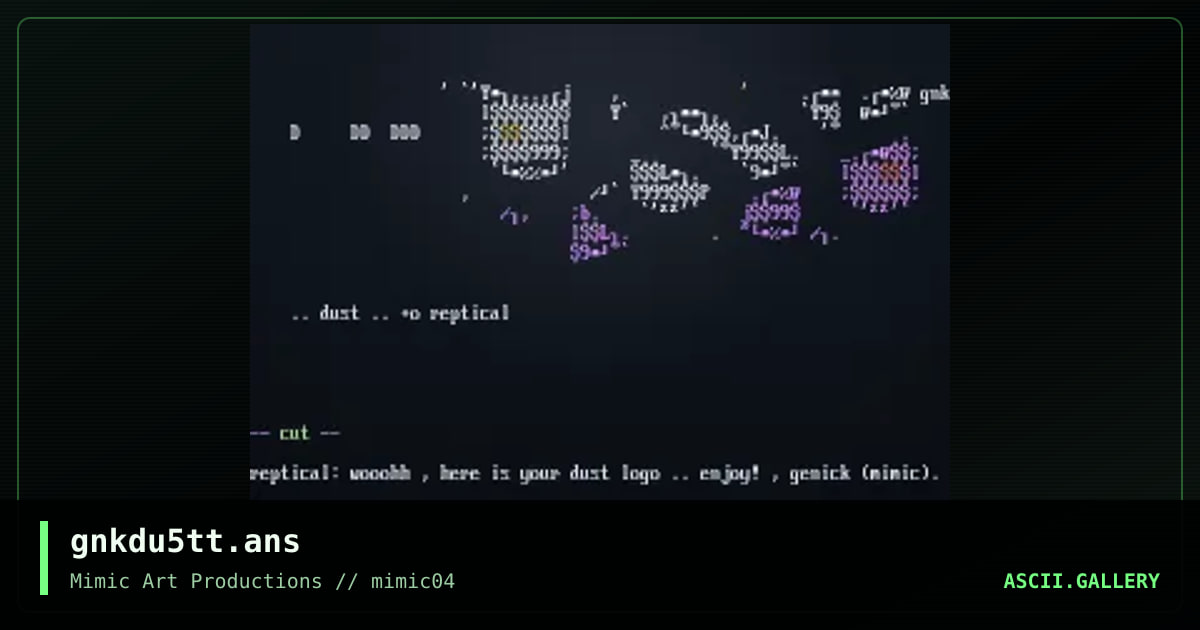 gnkdu5tt.ans, by genick, 1998