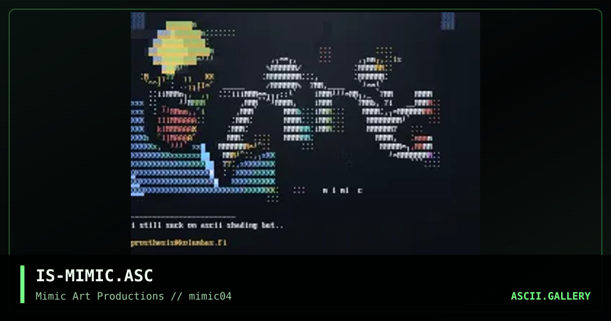 mimic, by prosthesis, 1998