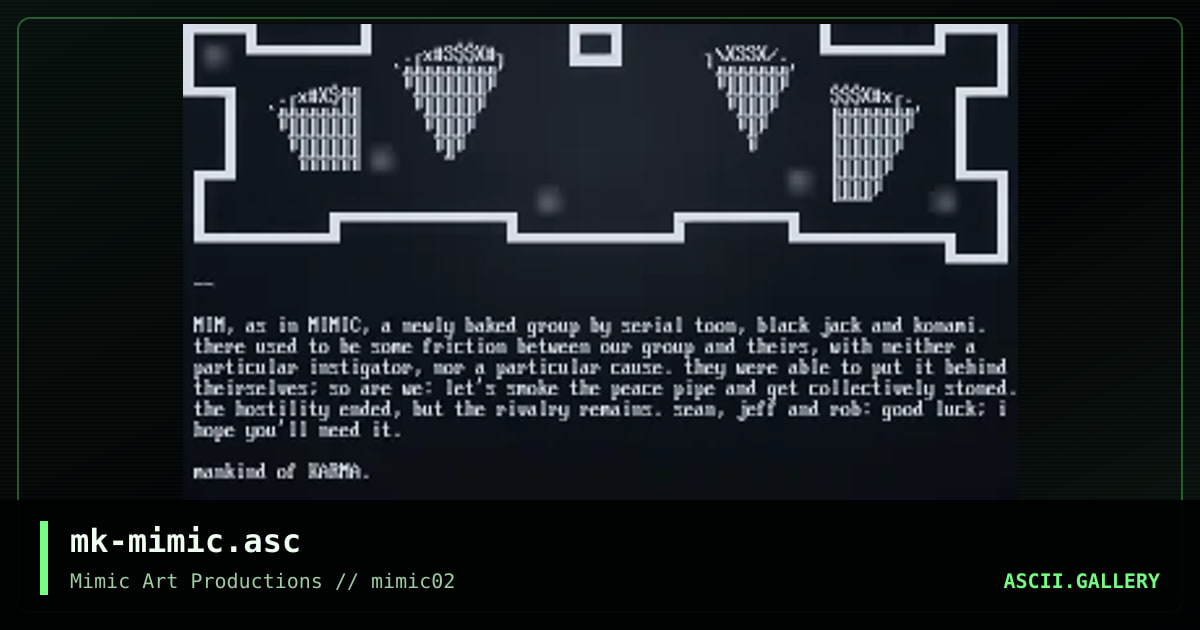 mk-mimic.asc, by mankind, 1998