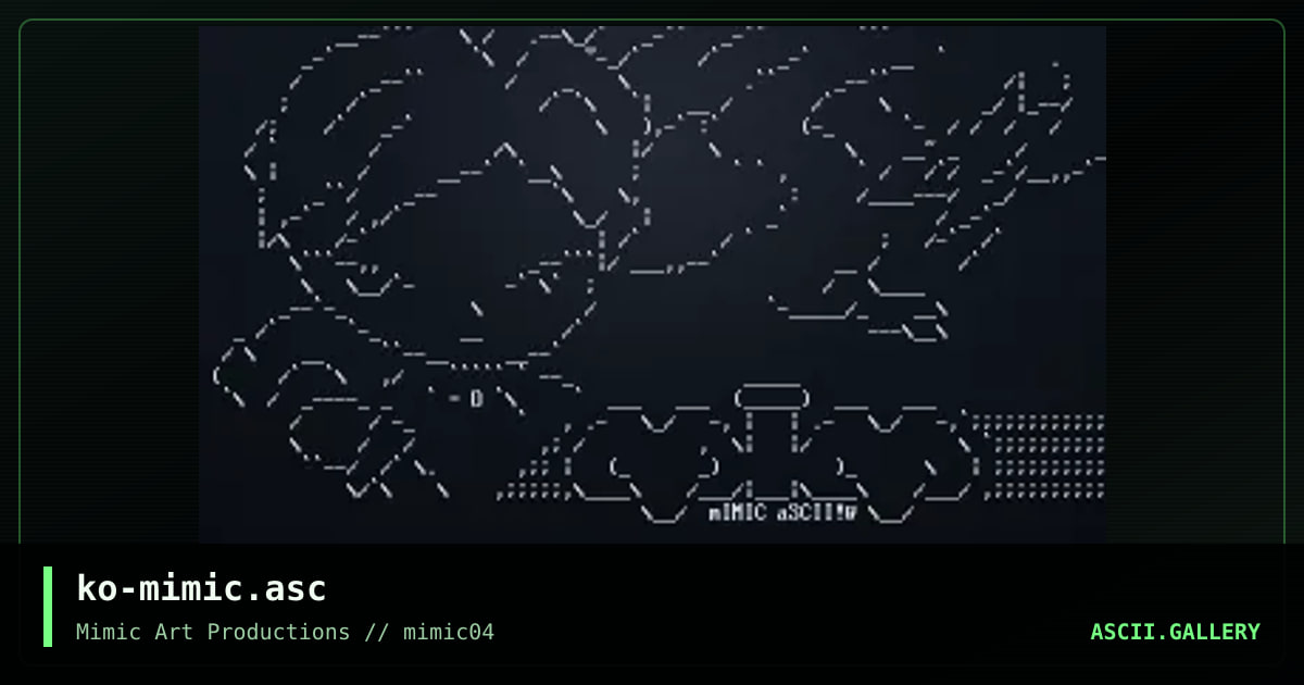 ko-mimic.asc, by konami, 1998