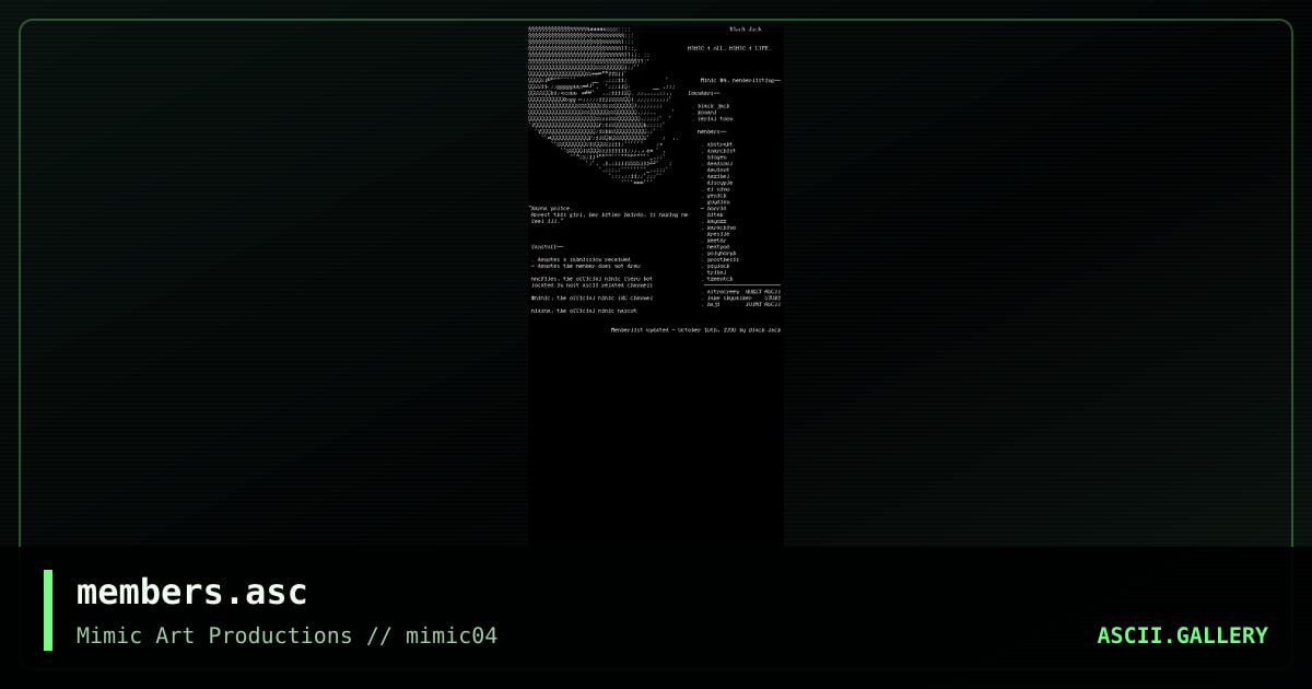 members.asc, by black jack, 1998