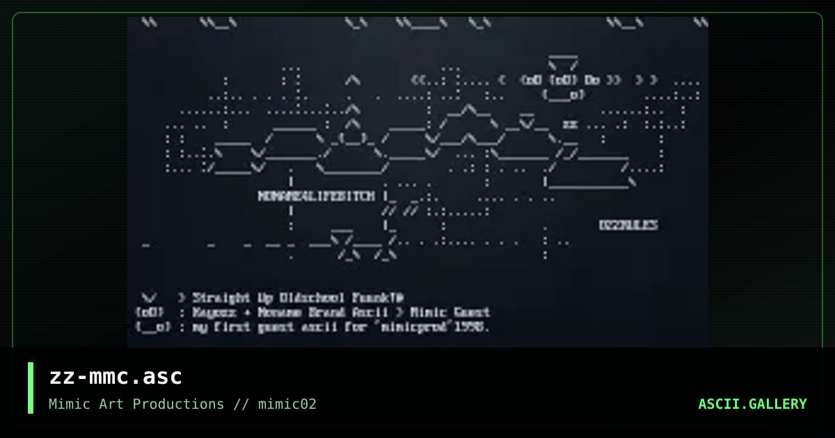 zz-mmc.asc, by kayozz, 1998