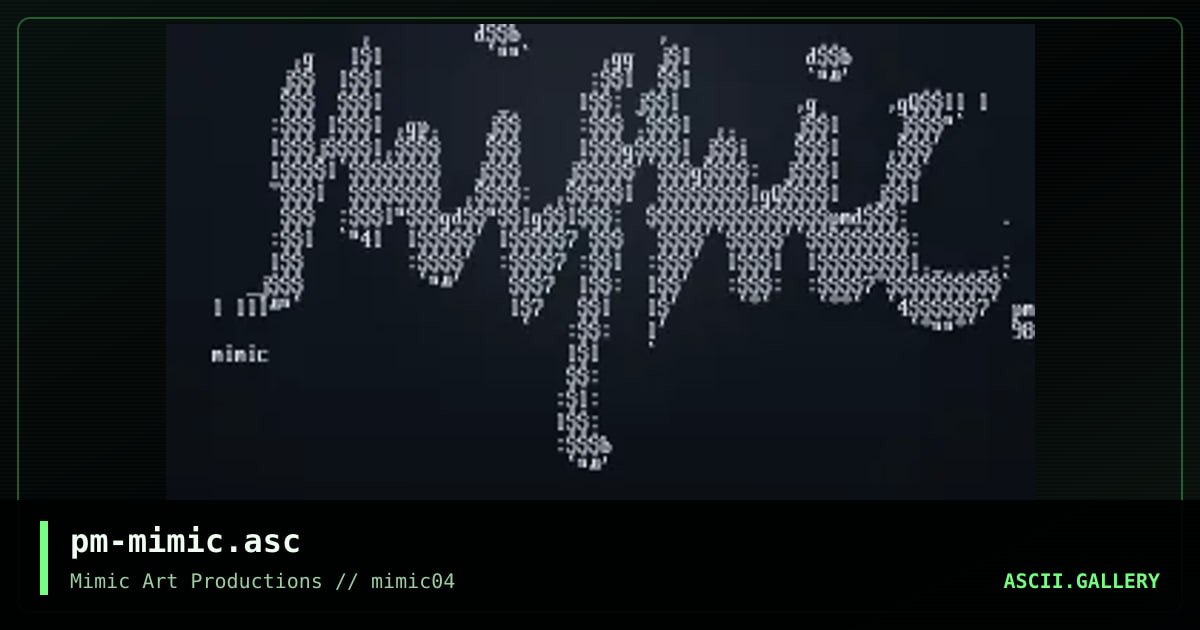 pm-mimic.asc, by polymorph, 1998