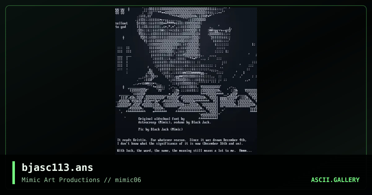 bjasc113.ans, by black jack, 1998