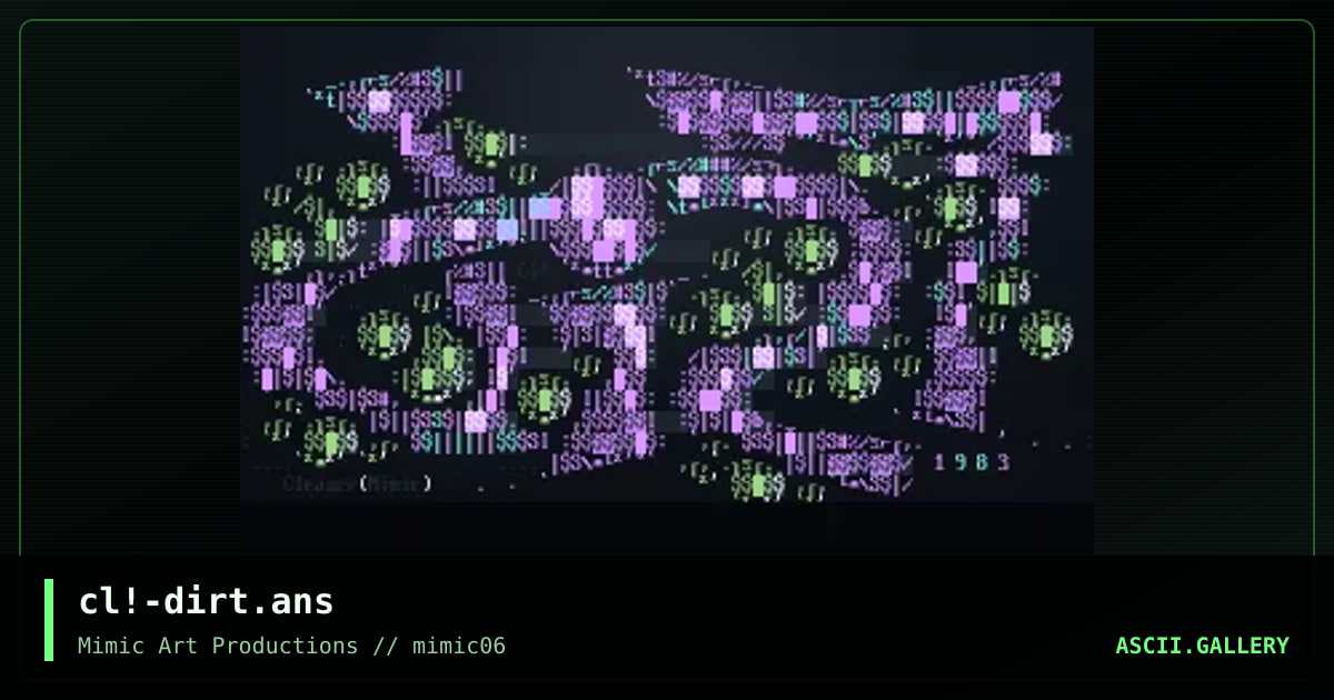 Dirt 1983, by cleaner, 1998