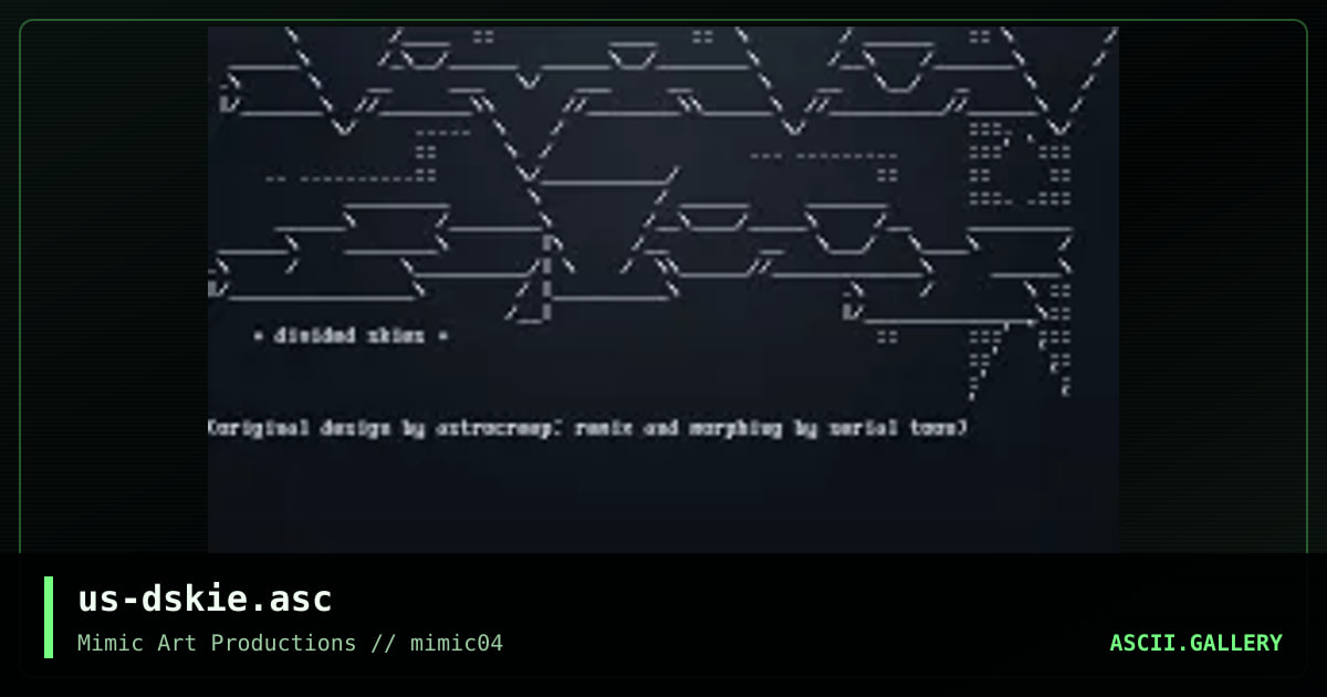 us-dskie.asc, by astrocreep, serial toon, 1998