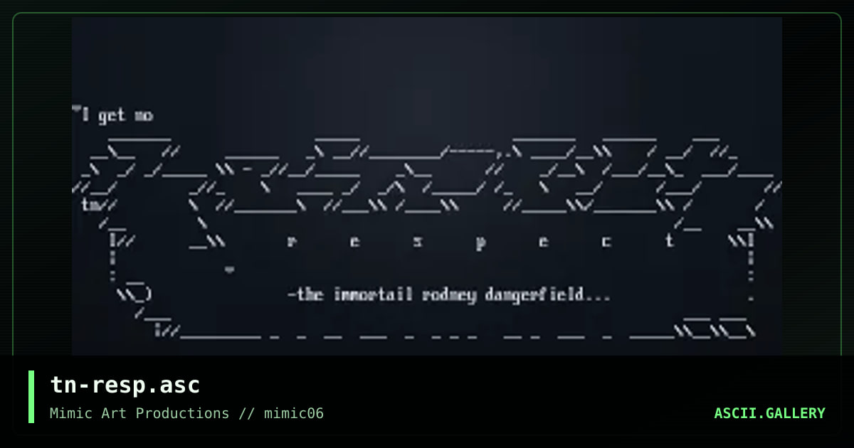 tn-resp.asc, by tzeentch, 1998