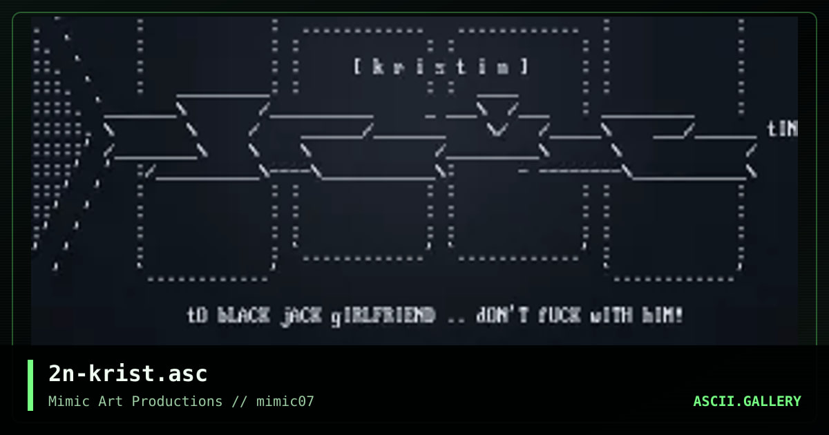 2n-krist.asc, by serial toon, 1999