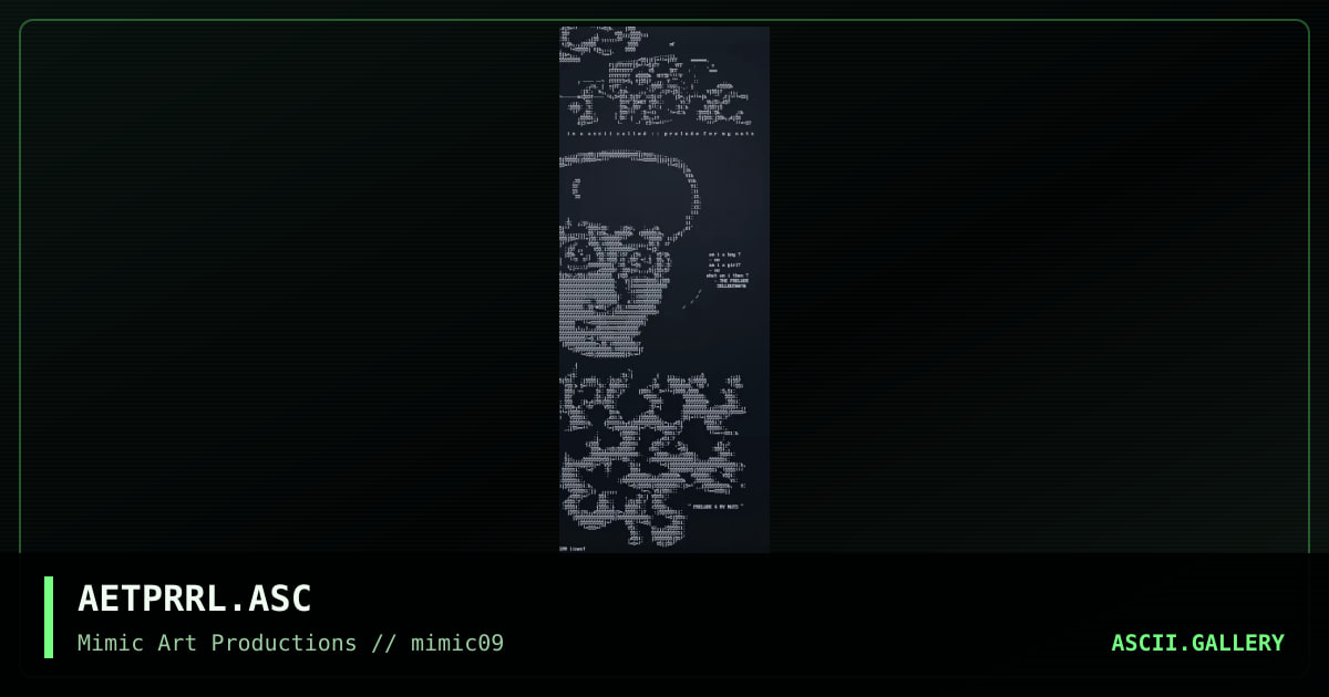 AETPRRL.ASC, by aeternam, 1999