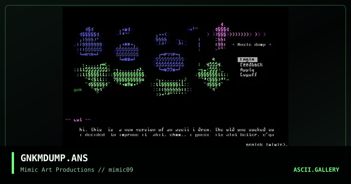 Music dump, by genick, 1999